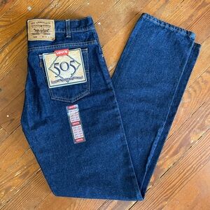 1980’s Levi's Orange Tag Dark Blue 505 Jeans